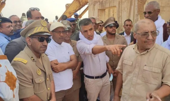 وزير الزراعة يتفقد مشروع الركبة بولاية لبراكنه